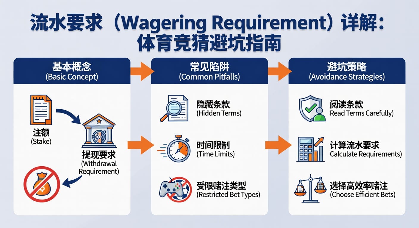 流水要求 sports wagering requirement：投注流水解读