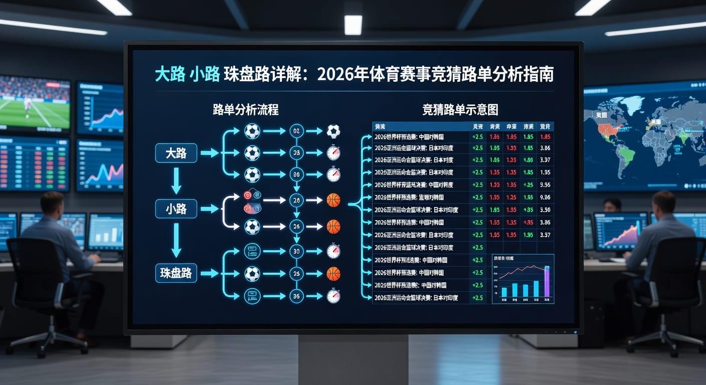 大路解析｜体育投注技巧与走势判断