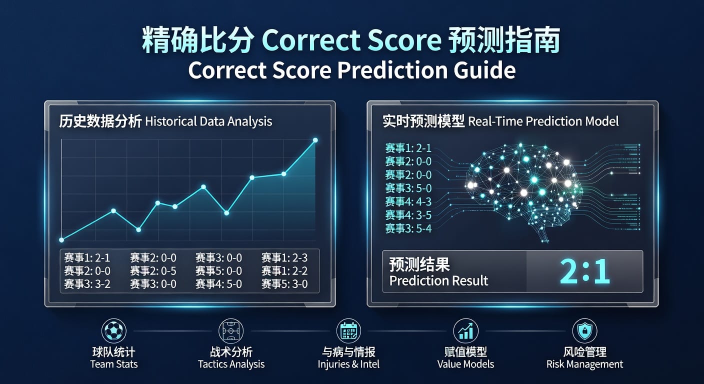 精确比分 correct score：投注技巧与判断逻辑